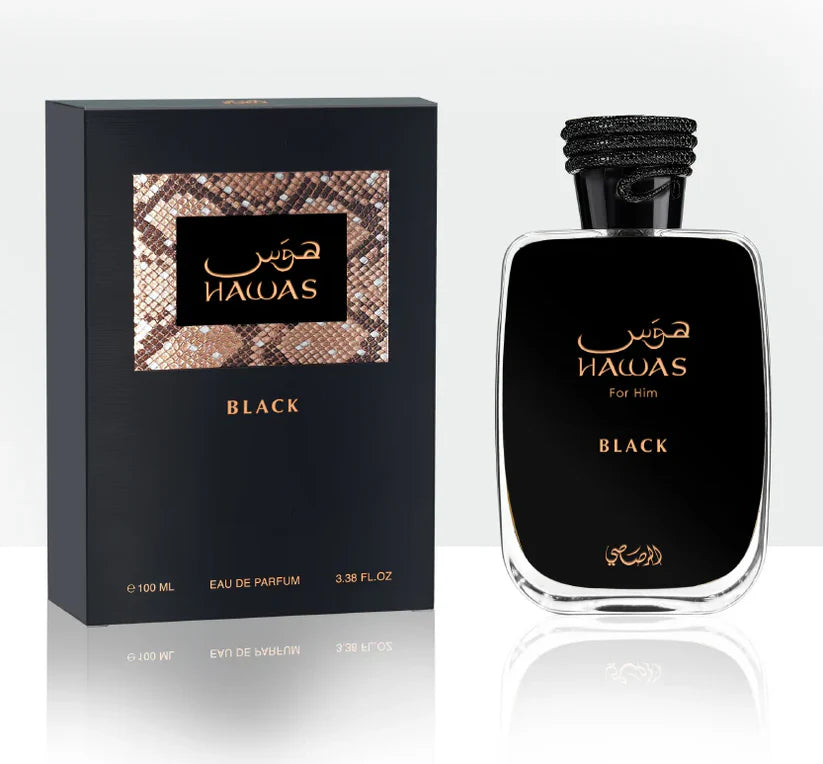 Hawas Black for Him – Rasasi (Eau de Parfum, 100 ml)