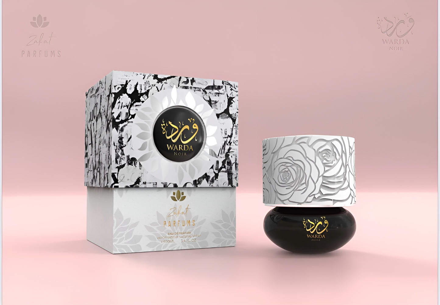 Warda Noir – Zakat Parfums (Pour Femme) – 100 ml